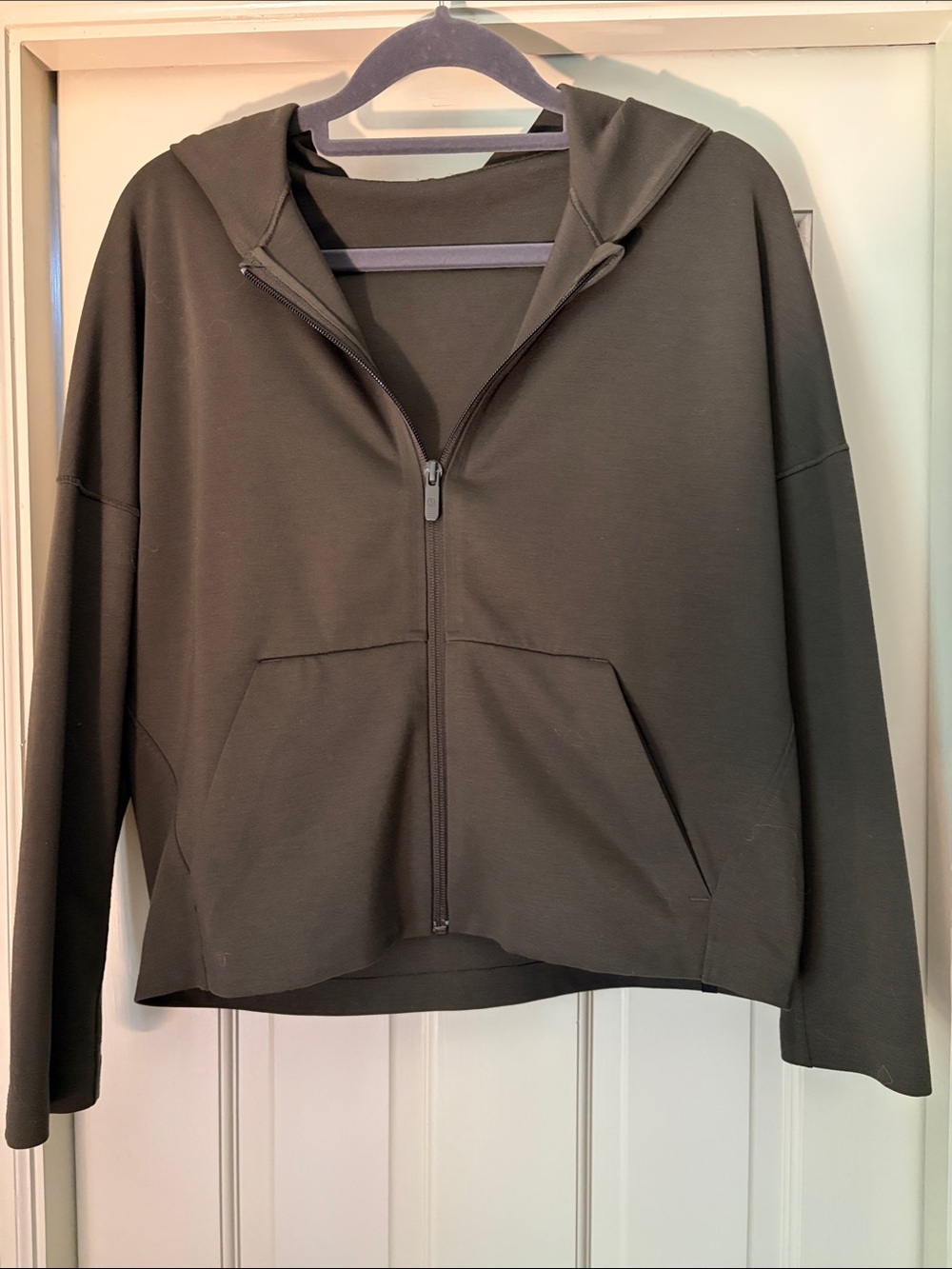 Lululemon Women’s Hooded Zip Jacket - Dark Olive